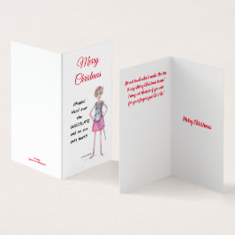 Warrior-kvinnan kräver överlämnande av chokladskis kort