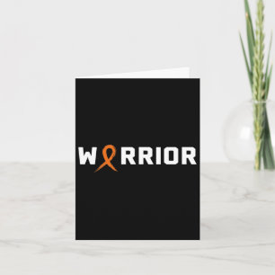 Warrior Leukemia Shirt - Medvetenhet om blodcancer Kort