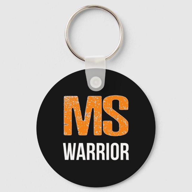 Warrior Många Sclerosis Awareness Nyckelring (Framsida)