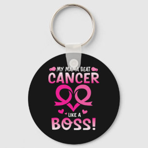 Warrior min Mamma Beat Breast Cancer som en Chef F Nyckelring