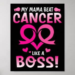 Warrior min Mamma Beat Breast Cancer som en Chef F Poster