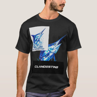 Warrior of the Sea: Swordfish Design T Shirt