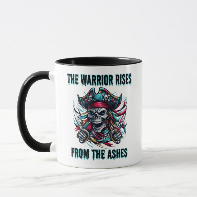 Warrior Pirat Skull of Vengeance: Day of the dead Mugg (Vänster)