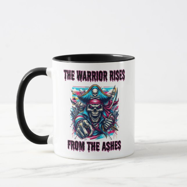 Warrior Pirat Skull of Vengeance: Day of the dead Mugg (Vänster)