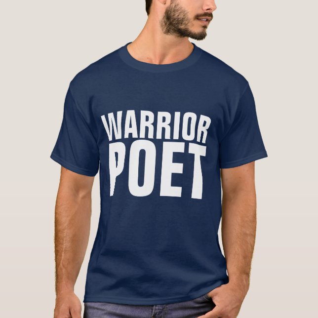 WARRIOR POET T=SHIRTS T SHIRT (Framsida)