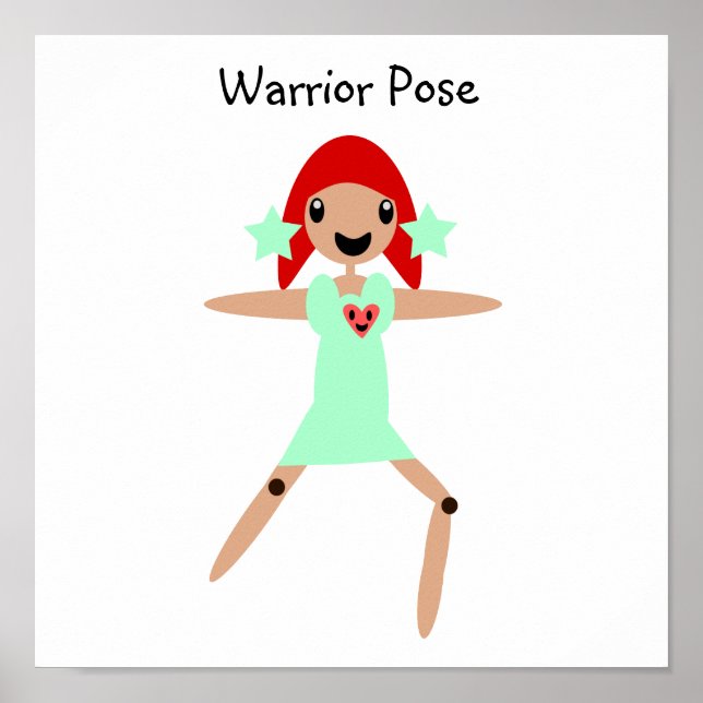 Warrior Pose Poster (Framsidan)