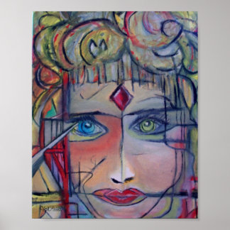 Warrior Princess by ValAries- 8 x 10 tum Print Poster