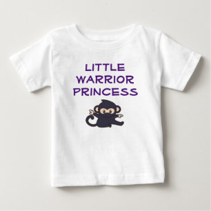 Warrior Princess Funny Cute Tecknad Ninja Monkey T Shirt