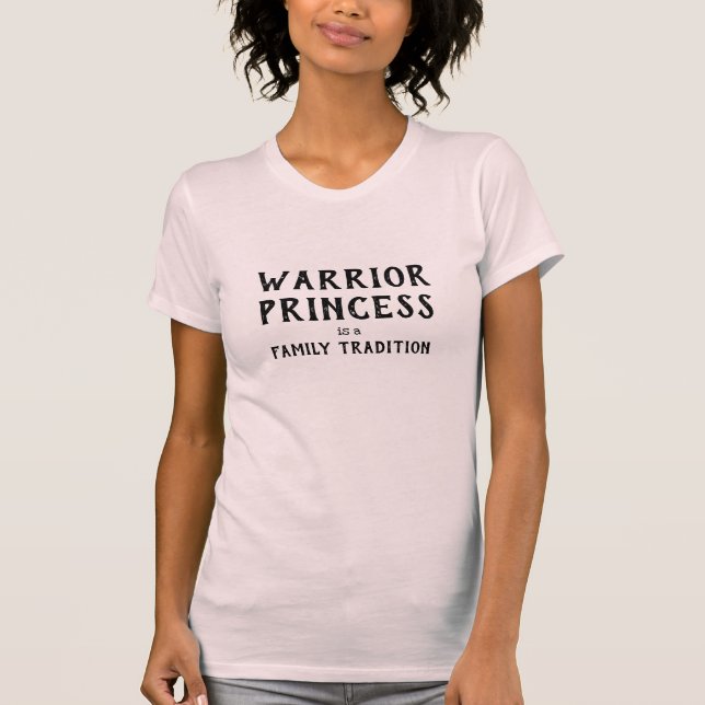 Warrior Princess T Shirt (Framsida)