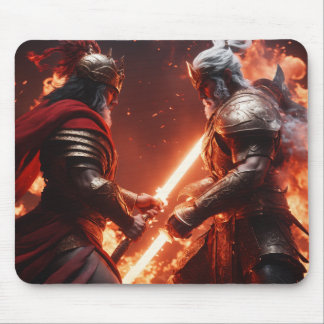 Warrior print Mousepad med spelare kommer att göra Musmatta