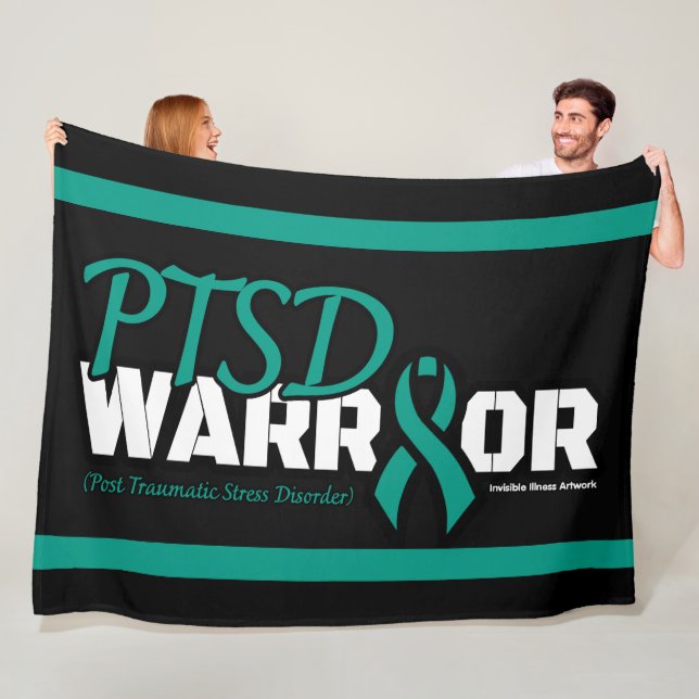 WARRIOR...PTSD FLEECEFILT (På plats)