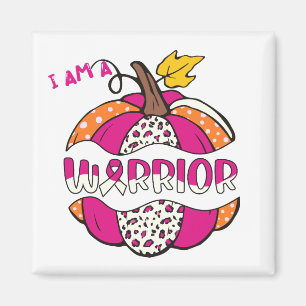 Warrior Pumpkin - Rosa Magnet