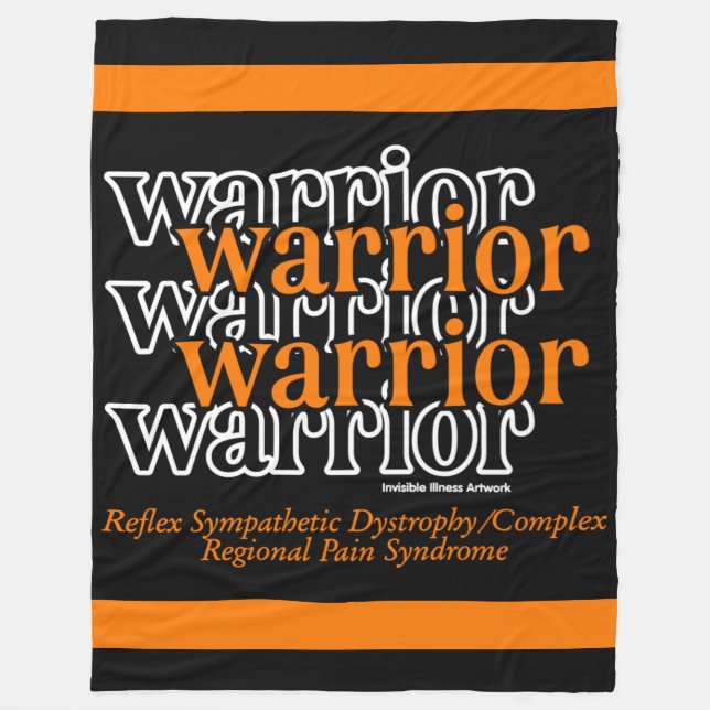 Warrior/Repeed...RSD/CRPS Fleece Blanket (Framsidan)
