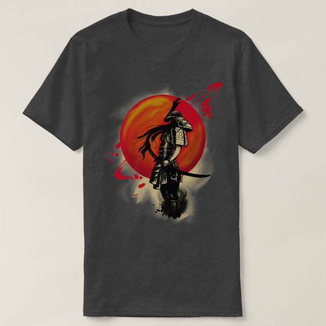 Warrior Samurai Japan 1366 T Shirt (Design framsida)