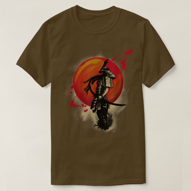 Warrior Samurai Japan 1369 T Shirt (Design framsida)