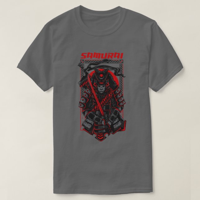 Warrior Samurai T Shirt (Design framsida)