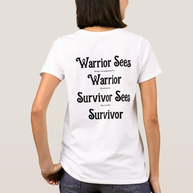 Warrior Sees Warrior T Shirt (Baksida)