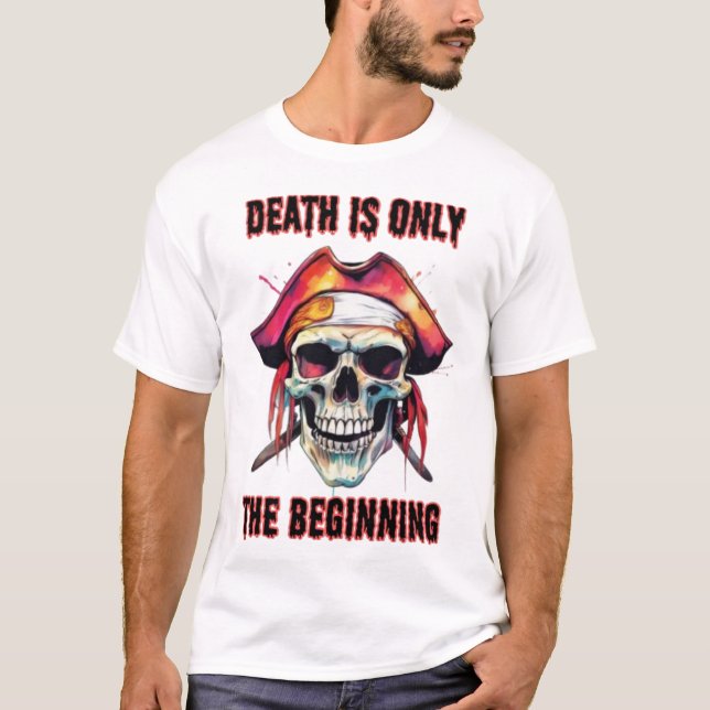 Warrior Skull of Vengeance: Day of the dead T Shirt (Framsida)