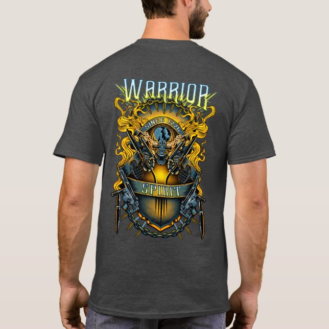 "WARRIOR SPIRIT" T SHIRT (Baksida)