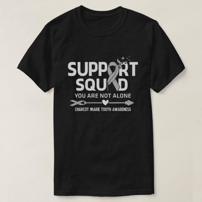 Warrior Support Squad Charcot Marie Tooth Awarenes T Shirt (Design framsida)