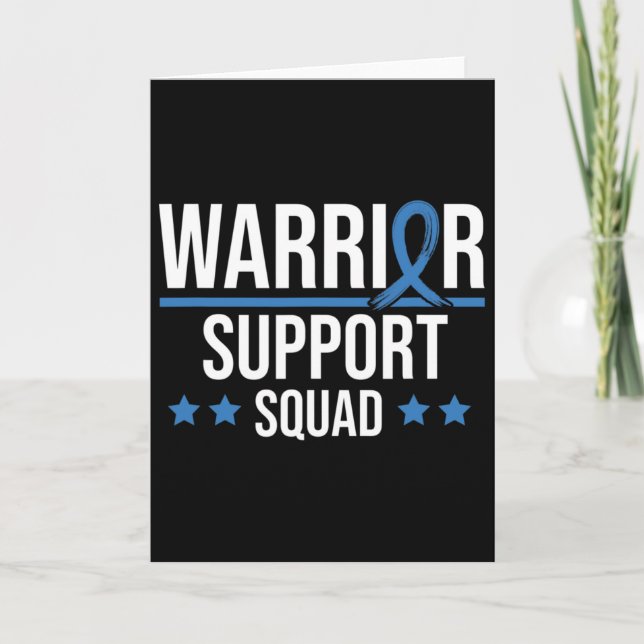 Warrior Support Squad Diabetes Awareness  Kort (Framsida)