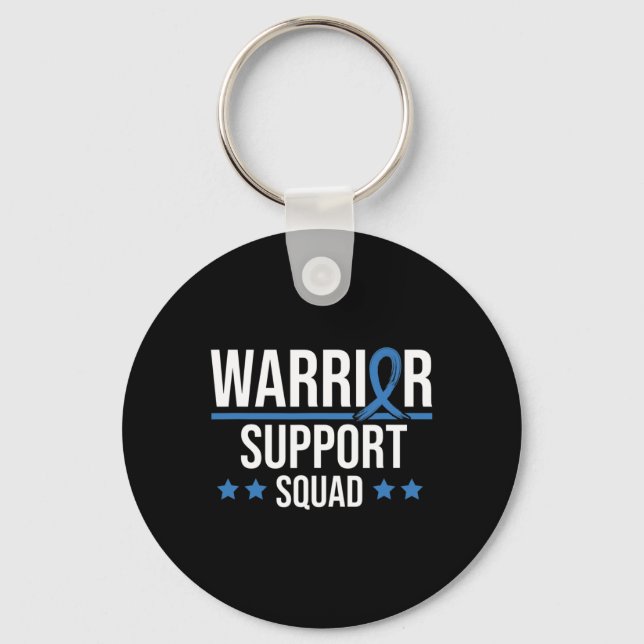 Warrior Support Squad Diabetes Medvetenhet  Nyckelring (Framsida)