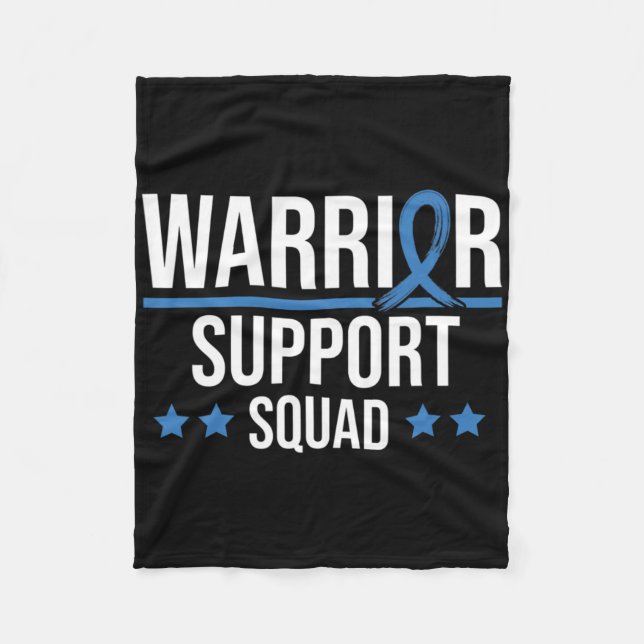 Warrior Support Squad Diabetesmedvetenhet  Fleecefilt (Framsidan)