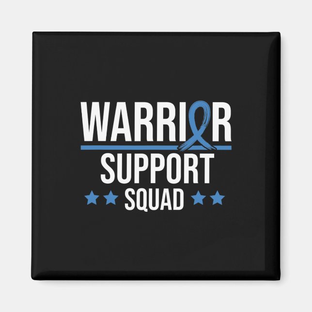 Warrior Support Squad Diabetesmedvetenhet  Magnet (Framsidan)