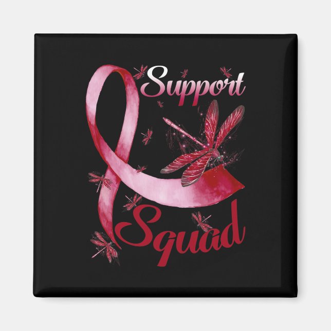 Warrior Support Squad Dragonfly Brain Aneurysm Awa Magnet (Framsidan)