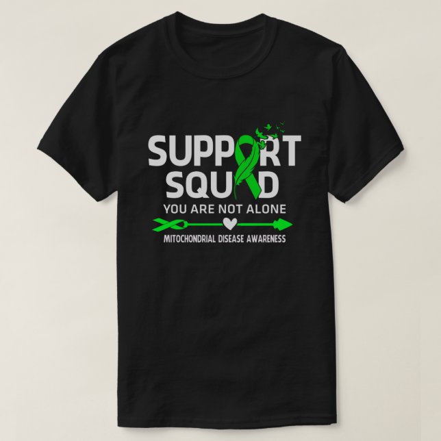Warrior Support Squad Mitochondrial Disease Awaren T Shirt (Design framsida)