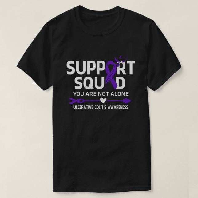 Warrior Support Squad Ulcerative Colitis Awareness T Shirt (Design framsida)