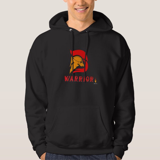 Warrior Tees by Berts Hoodie (Framsida)