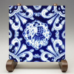 Warrior Tile Palau de Maricel Sitges Reproduction Kakelplatta