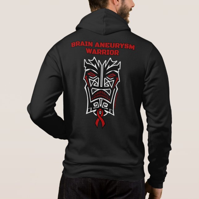 Warrior/Tribal...Brain Aneurysm T Shirt (Baksida)