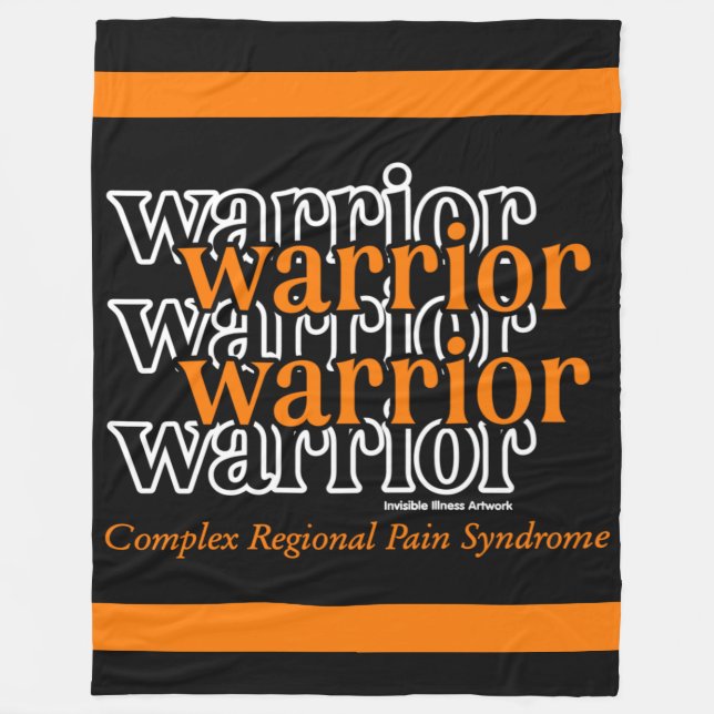 Warrior/Upprepad...CRPS Fleece Blanket (Framsidan)