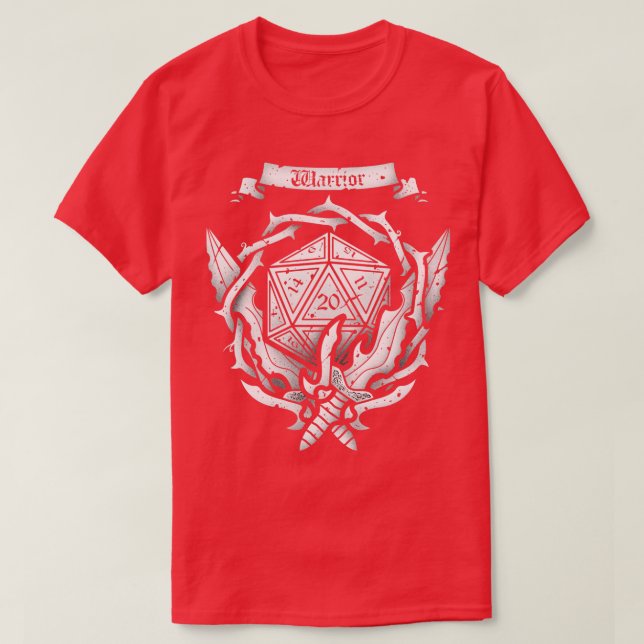 Warrior-Vapensköld T Shirt (Design framsida)