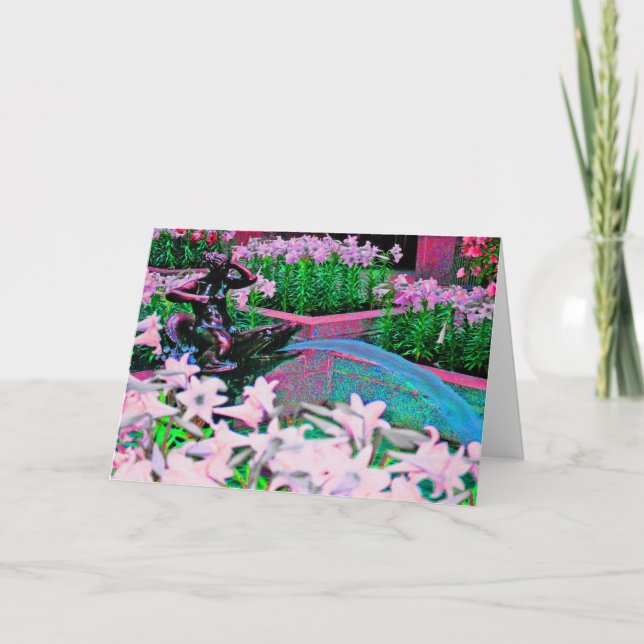 Warrior Vatten Nymph-kort Kort (Framsida)