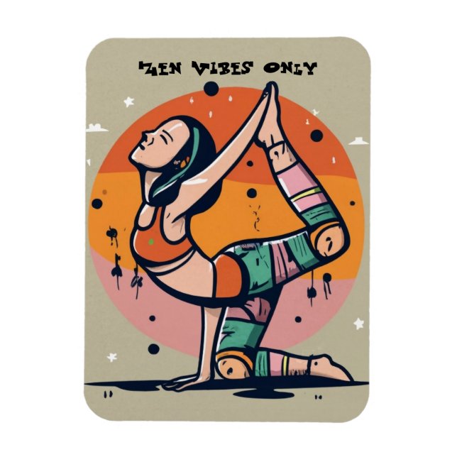 Warrior Zen Anpassningsbar Magnet (Vertikal)