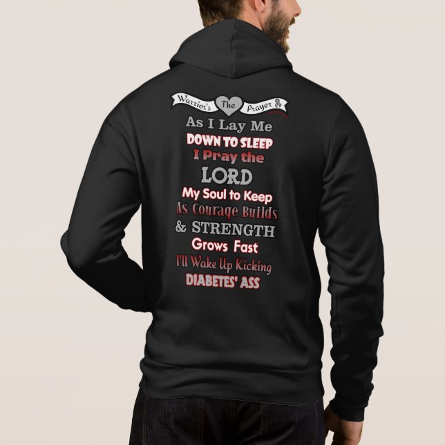 Warriors bön.. Diabetes T Shirt (Baksida)