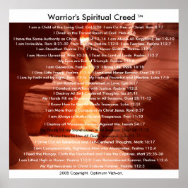 Warriors Creed (krigare) Poster