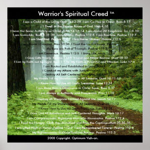 Warriors Creed (krigare) Poster