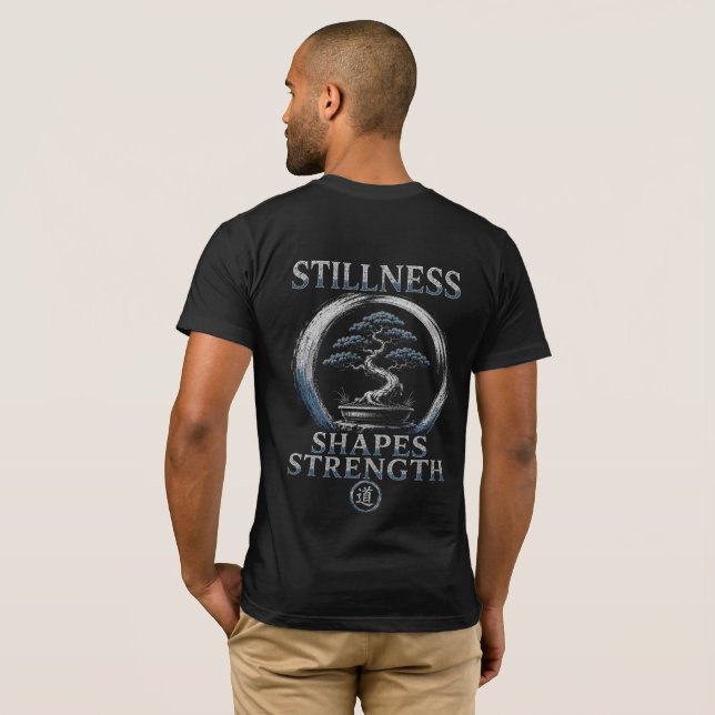 Warrior's Path Stillness formar styrka T-Shirt (Hel baksida)