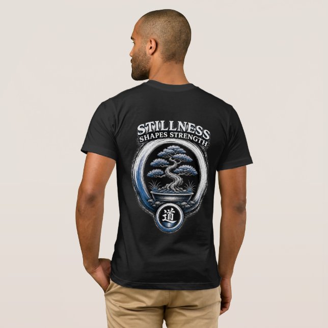 Warrior's Path Stillness formar styrka T-Shirt (Hel baksida)