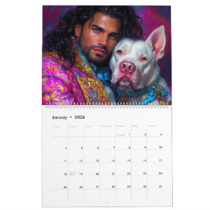 Warriors & Pitbull Hund Heroes Kalender