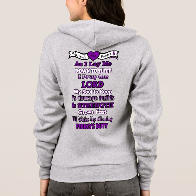 Warrior's Prayer...Fibro T Shirt (Baksida)