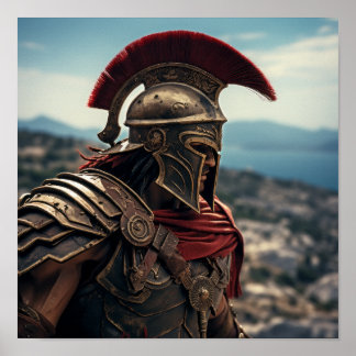 Warrior's Resolve: Spartano Redo for Battle Poste Poster