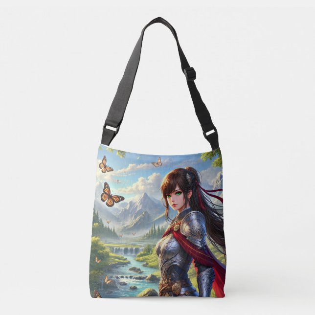 Warrior's Serenity Tote Bag Axelväska (Framsida)