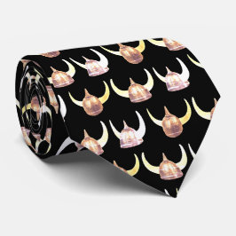 Warriors Vikings Helmet Mascot Football Necktie Slips