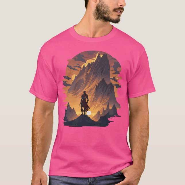 Warrious in Mountain Crew Nacke Generous Fit A T Shirt (Framsida)