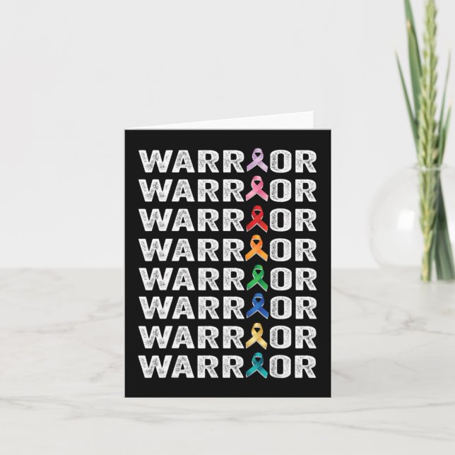 Warriter Fighter Cancer Survivor research world ca Kort (Framsida)